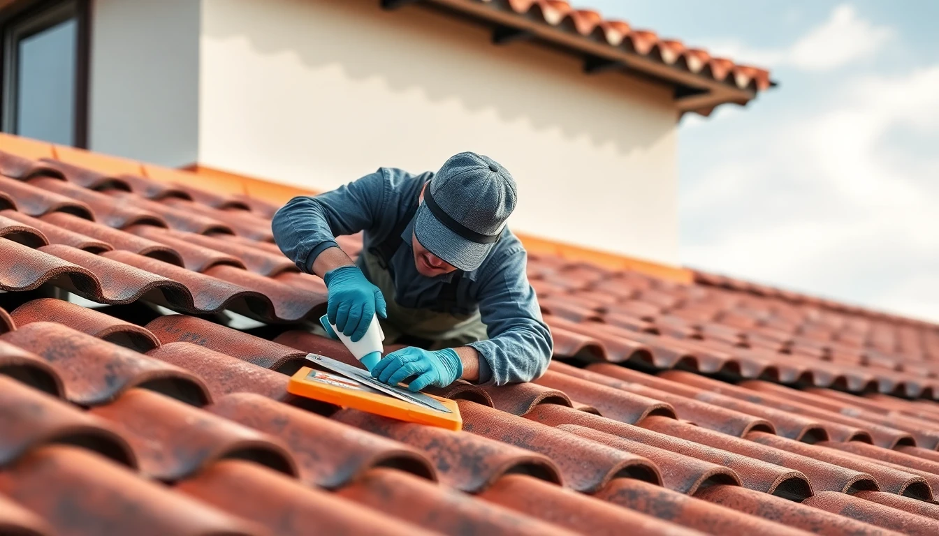 Tile roofing